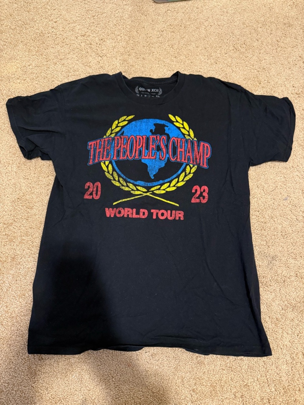 Quinn XCII  "The People's Champ" 2023 World Tour Graphic Tee